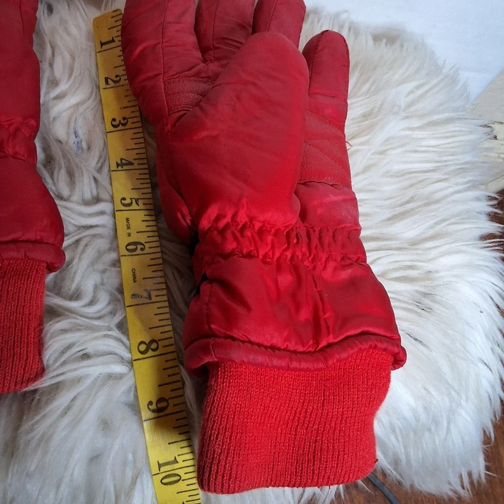 Vintage Colorblock Ski Gloves M